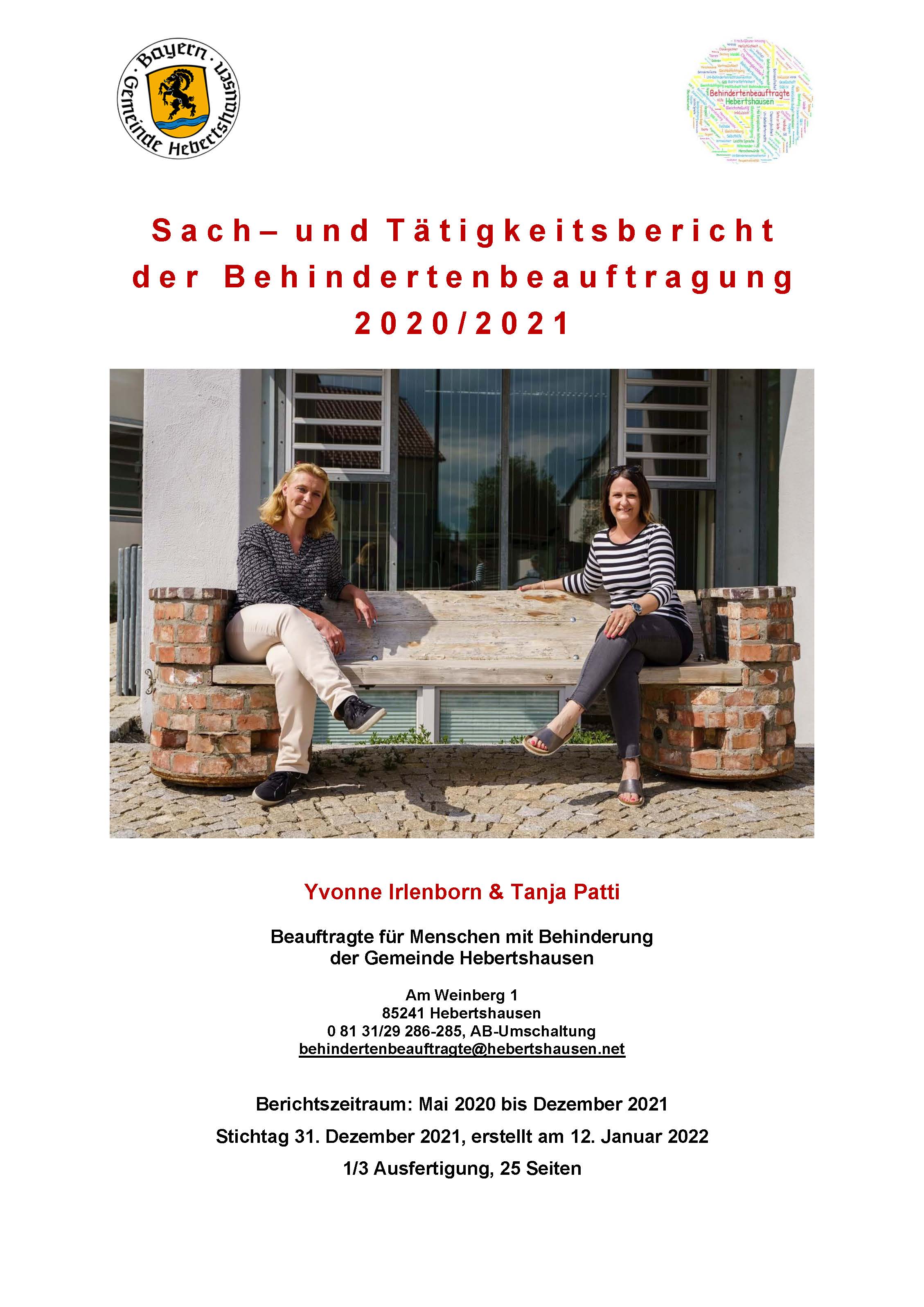 Link zum Sach- und Tätigkeitsbericht 2020/21