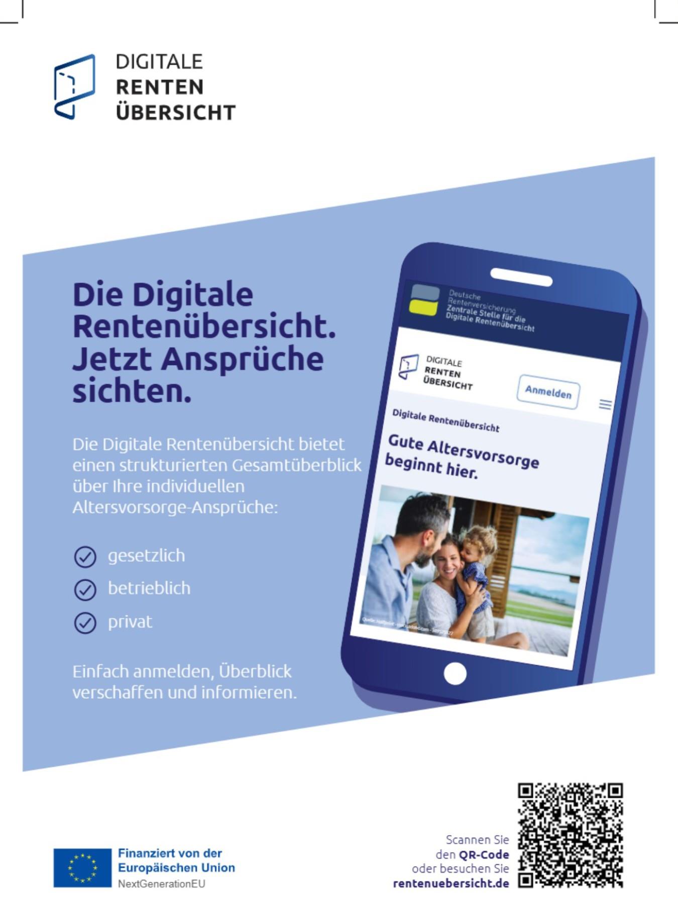 Digitale Rentenübersicht (1)