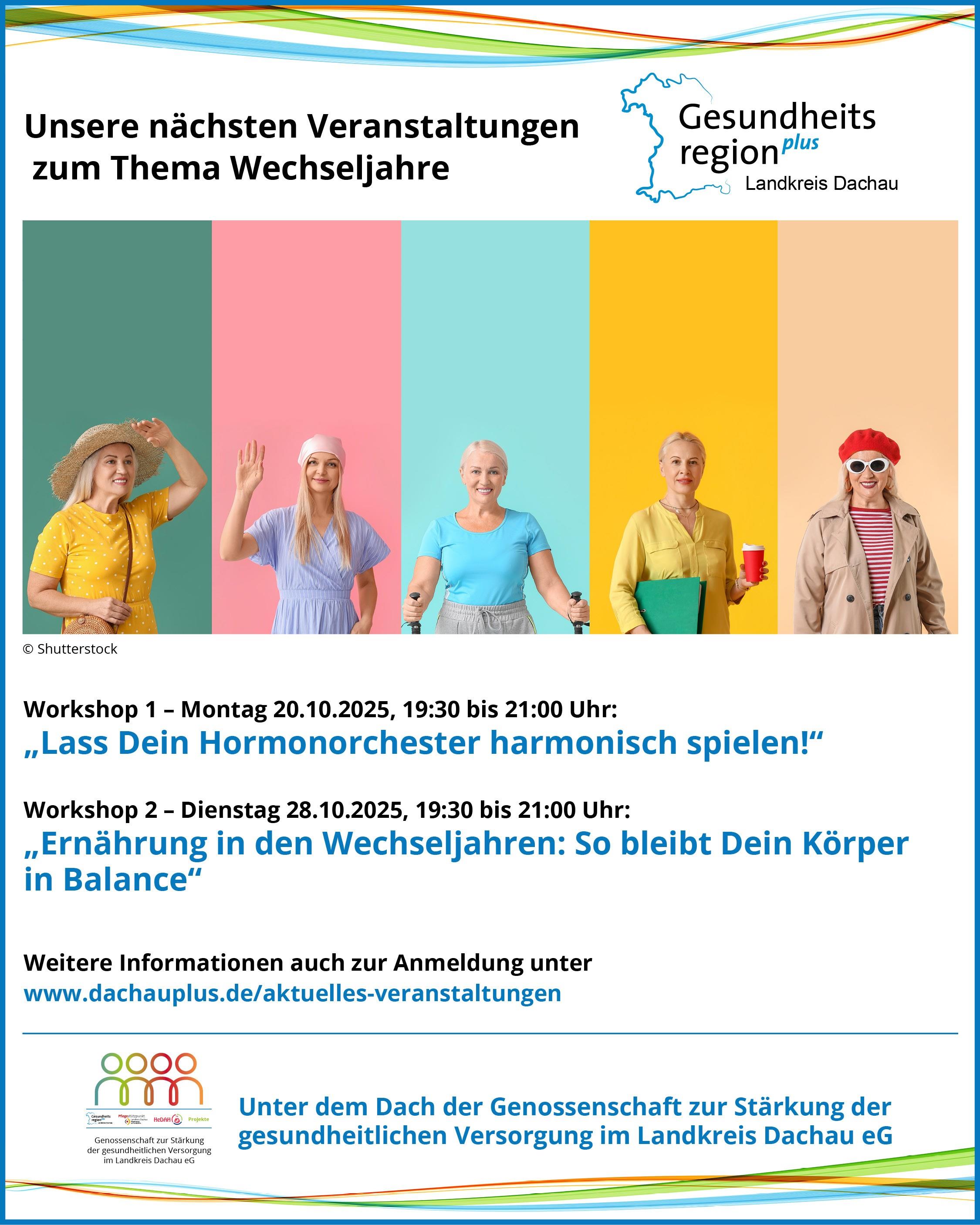 Teaser Wechseljahre Workshops