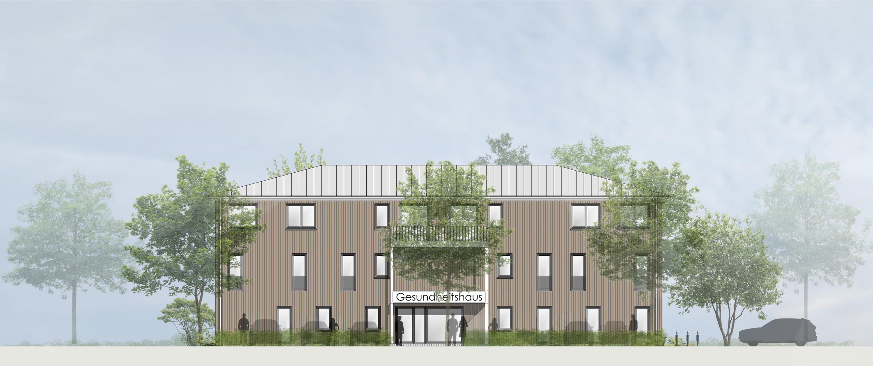 Gesundheitshaus Hebertshausen Außenansicht Gesundheitshaus
